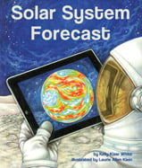 Below-freezing temperatures, scorching heat, and storms bigger than the planet Earth are just some of the wild weather you will encounter on your trip through the solar system! Get your fun facts along with your forecast for each major planet, as well as a moon (Titan) and a dwarf planet (Pluto). Get ready for some out of this world fun with Solar System Forecast! Written by Kelly Kizer Whitt. Illustrated by Laurie Allen Klein