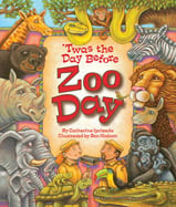 This delightful adaptation of the 
children’s classic, ‘Twas the 
Night Before Christmas, takes 
readers to the zoo, as preparations 
are under way for Zoo Day. But 
things aren’t going according to 
plan . . .